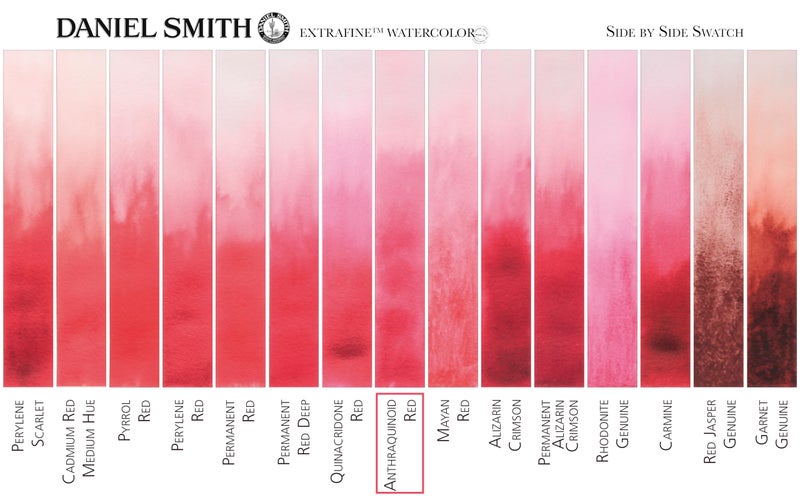 Daniel Smith Extra Fine Watercolor Paint, 15ml Tube, Anthraquinoid Red, 284600005, 0.5 Fl Oz (Pack of 1) - Image 4